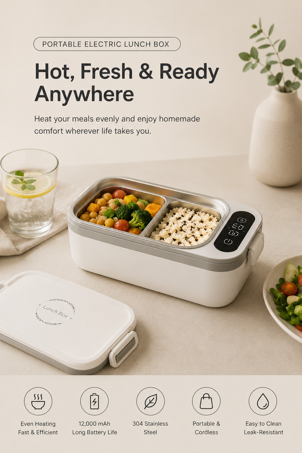 Portable Electric Heating Lunch Box