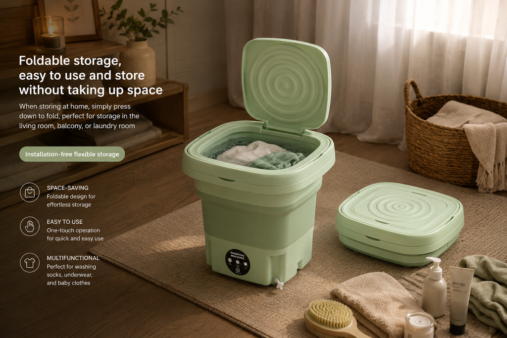Portable Foldable Mini Washing Machine