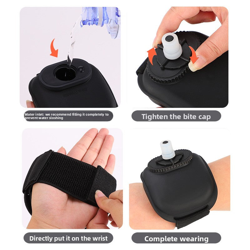 Portable Silicone Sports Water Bottle