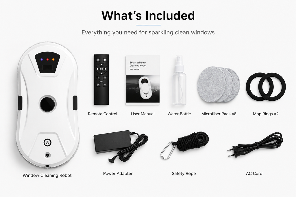 Automatic Window Cleaning Robot with Spray