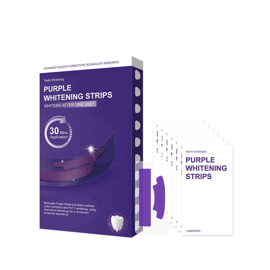 Purple Teeth Whitening Strips