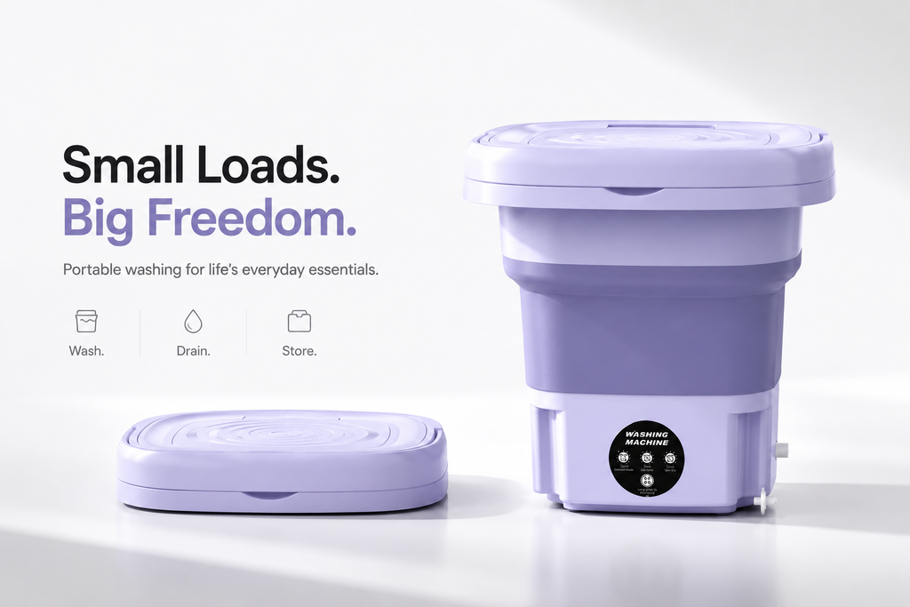 Portable Foldable Mini Washing Machine