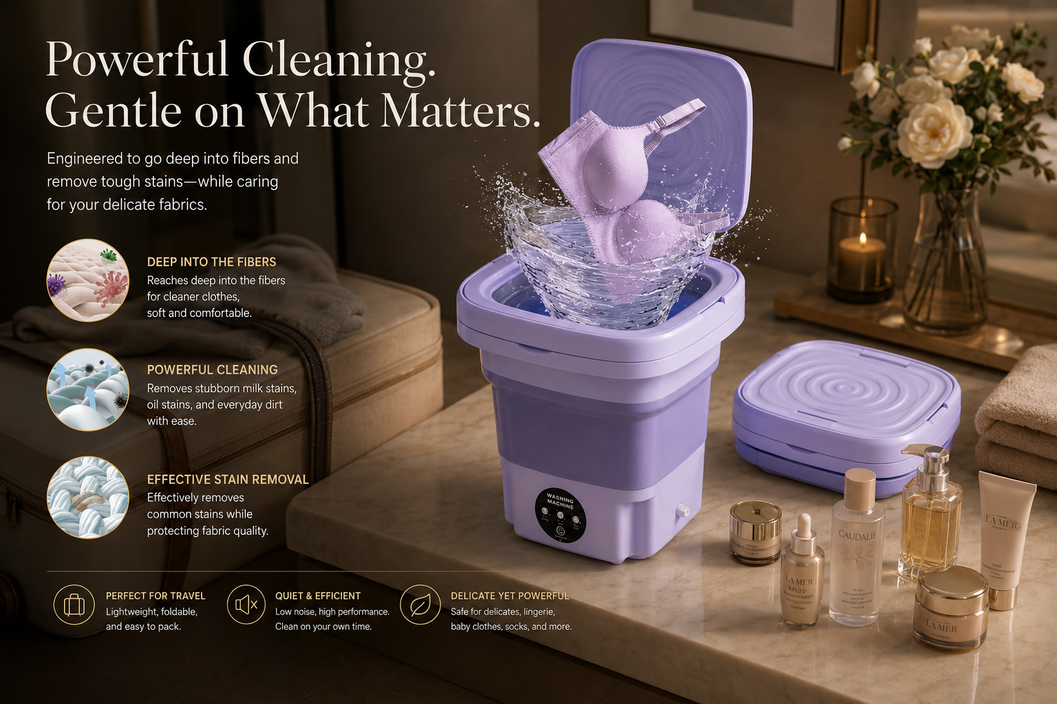 Portable Foldable Mini Washing Machine