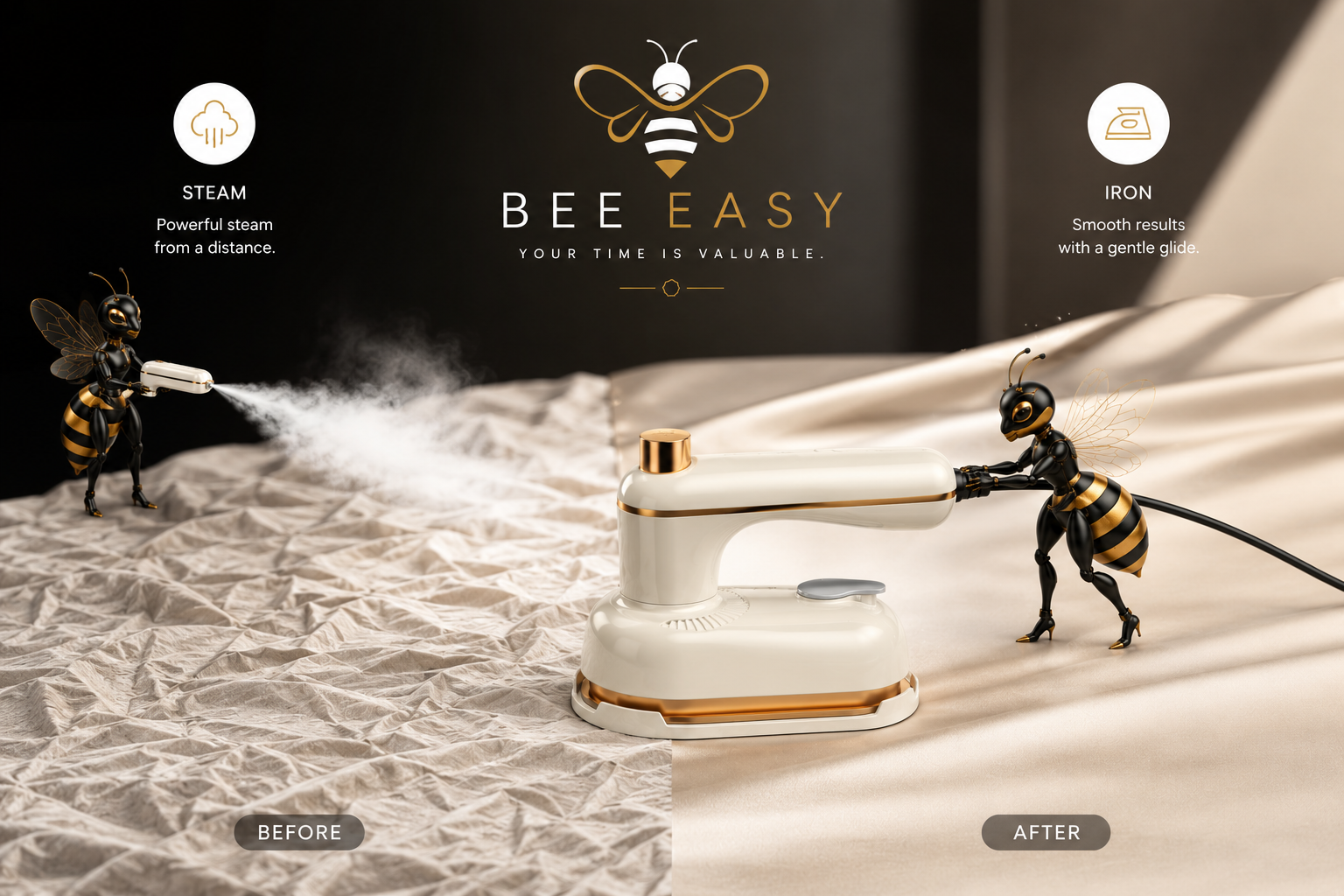 Portable Steam Iron for Travel