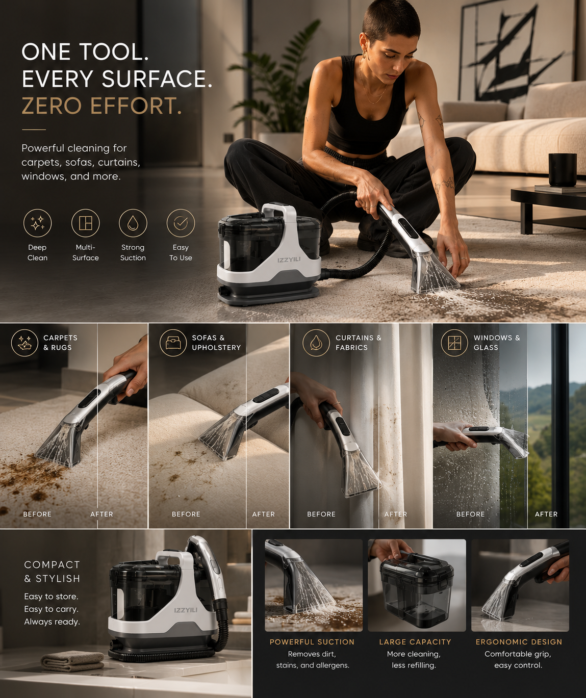 Deep-Clean Multi Surface Extractor