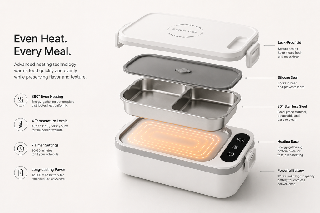 Portable Electric Heating Lunch Box
