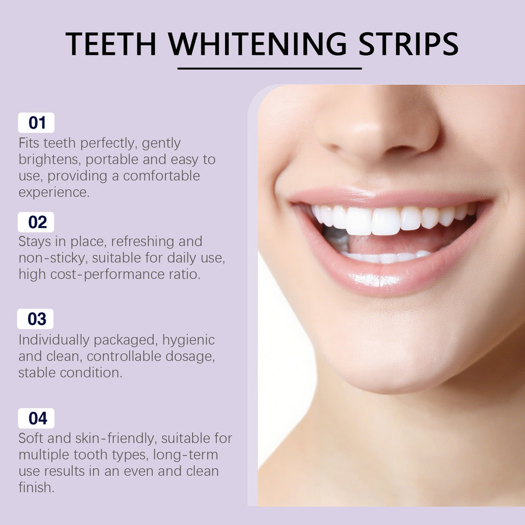 Purple Teeth Whitening Strips