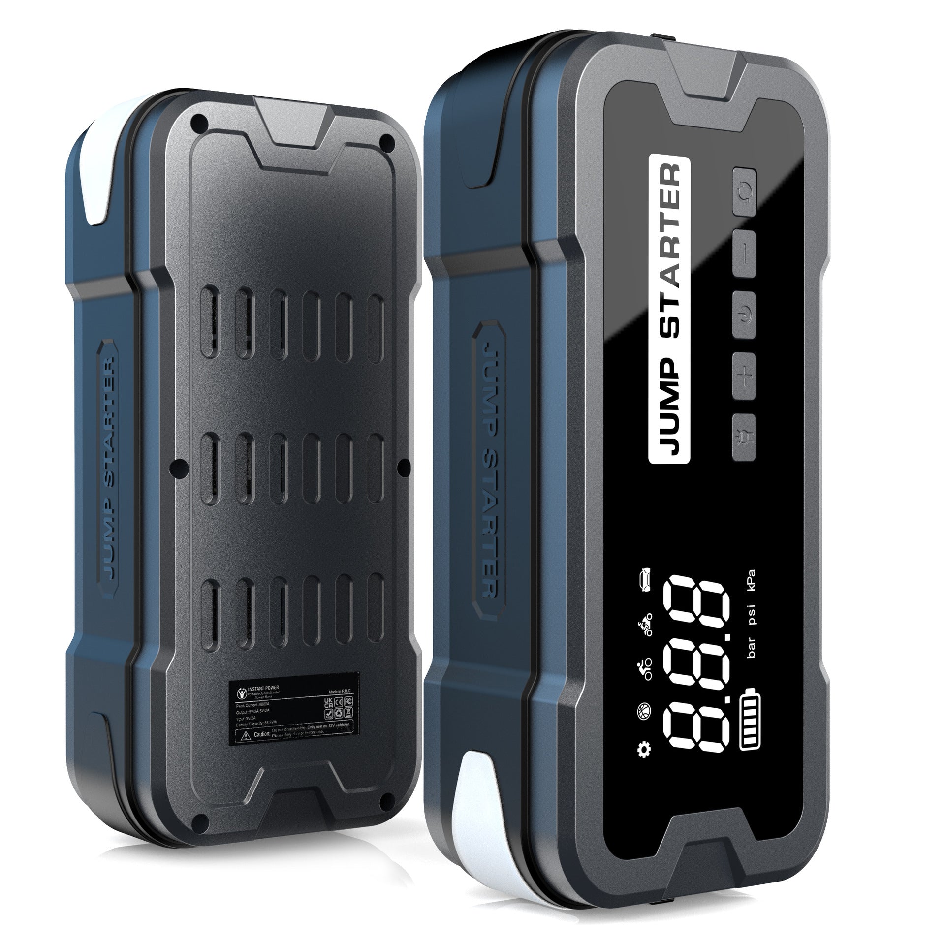 Portable Car Jump Starter & Air Compressor